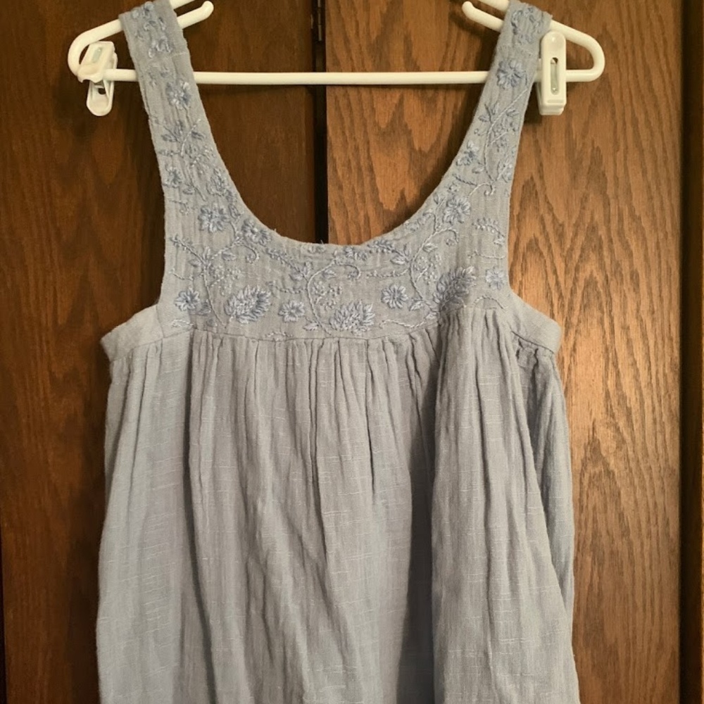 Flow-y Denim Tank Top